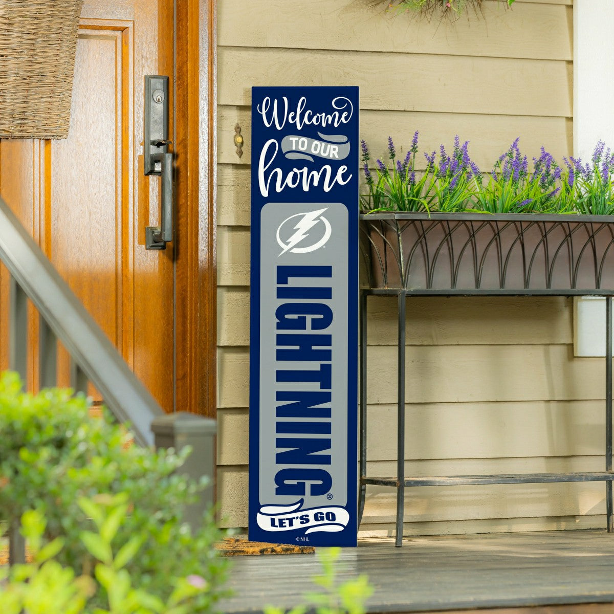 47" Double Sided Leaner, Tampa Bay Lightning, Halloween - NHL Home