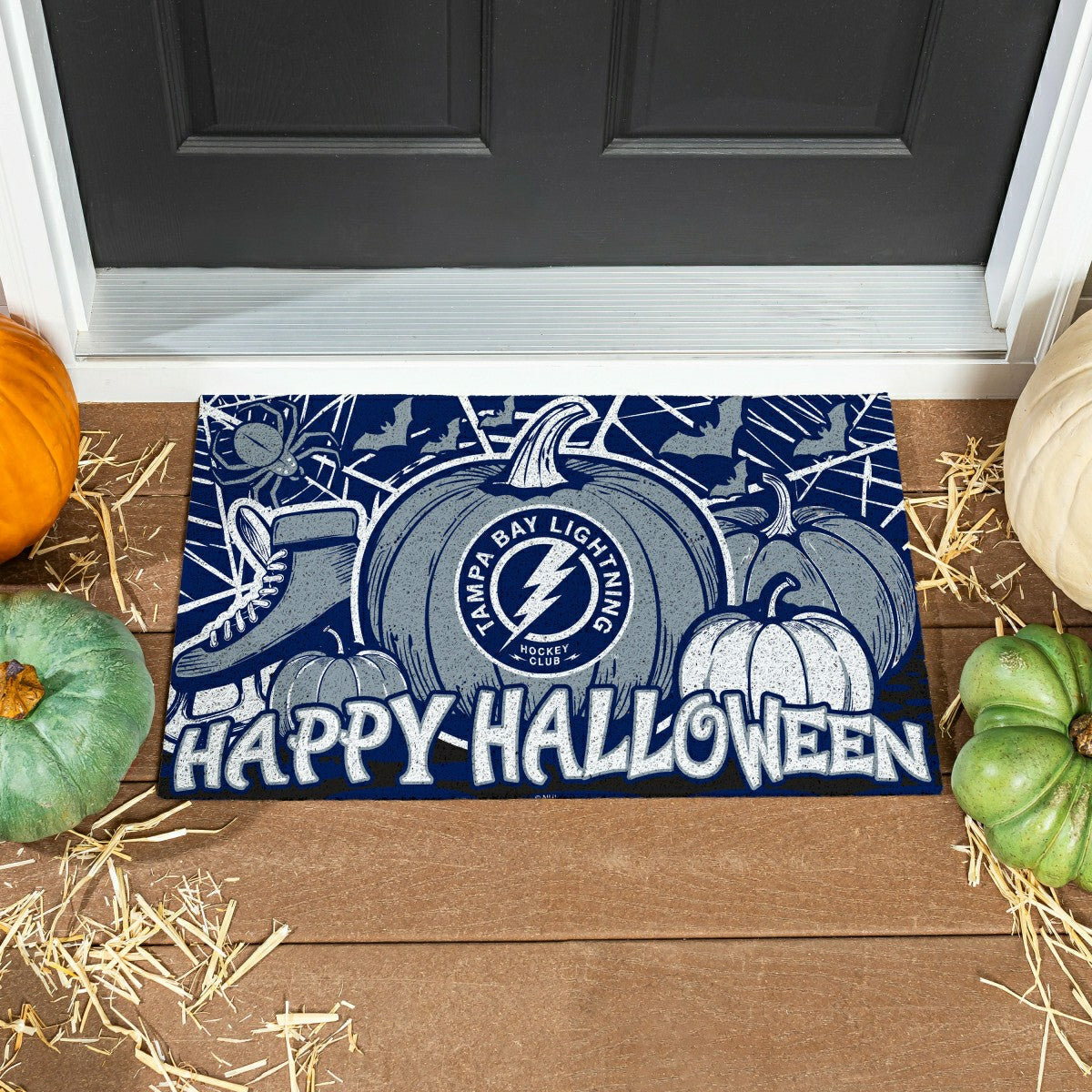 Tampa Bay Lightning Halloween PVC Mat, 28"x16" - NHL