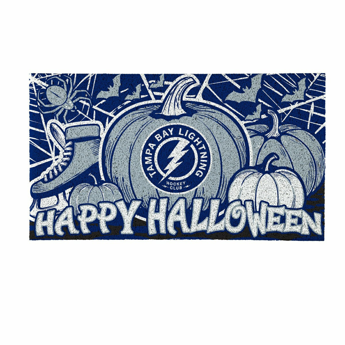 Tampa Bay Lightning Halloween PVC Mat, 28"x16" - NHL