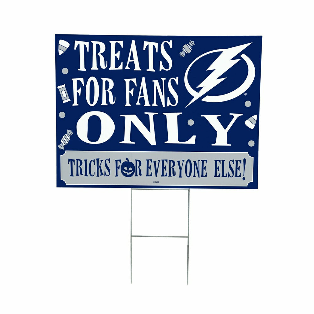 Tampa Bay Lightning Yard Sign, Halloween Treats for Fans - NHL Home
