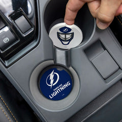 Tampa Bay Lightning Car Coaster Set, 2pc - NHL Home