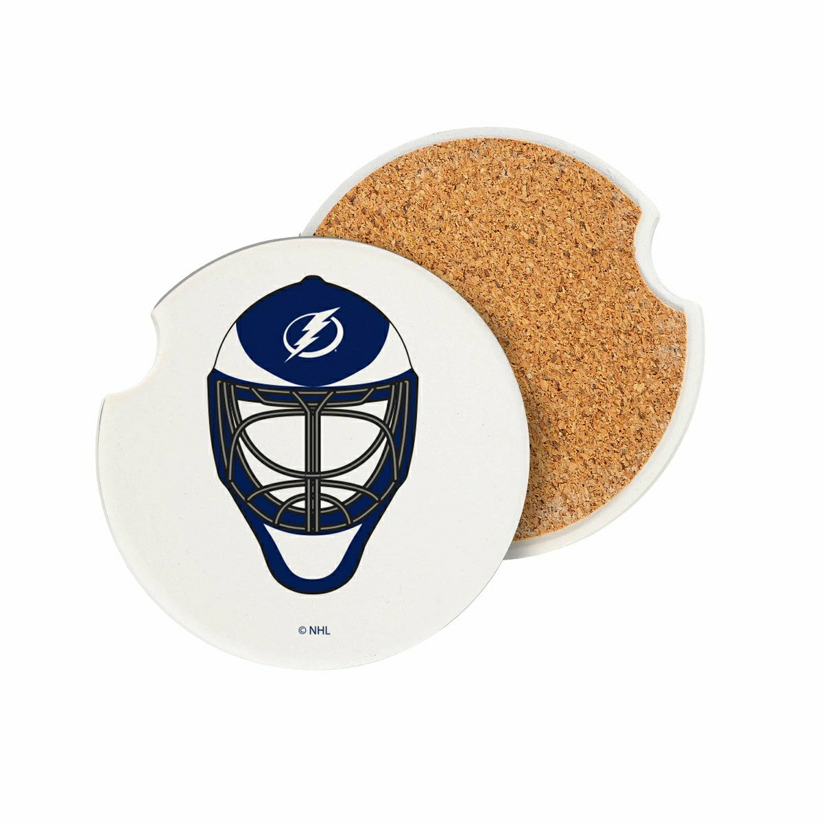 Tampa Bay Lightning Car Coaster Set, 2pc - NHL Home