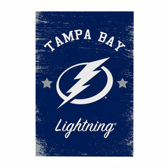 Tampa Bay Lightning Wood Wall Sign, 16x24 - NHL Home