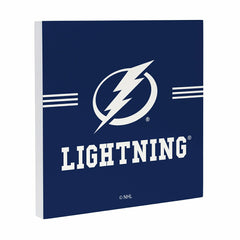 Tampa Bay Lightning Wood Wall Sign, 12x12 - NHL Home