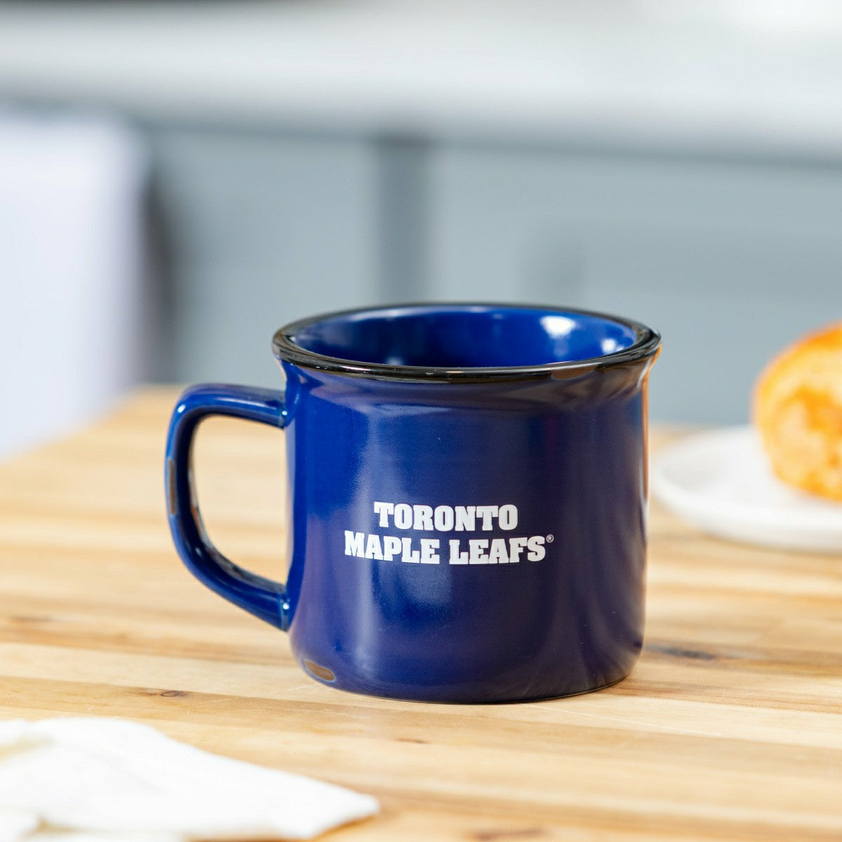 Toronto Maple Leafs Ceramic Camp Cup with Enamel Finish, 14oz - NHL Home