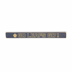 Toronto Maple Leafs Engraved Wood Sign, 1.5" x 18" - NHL Home