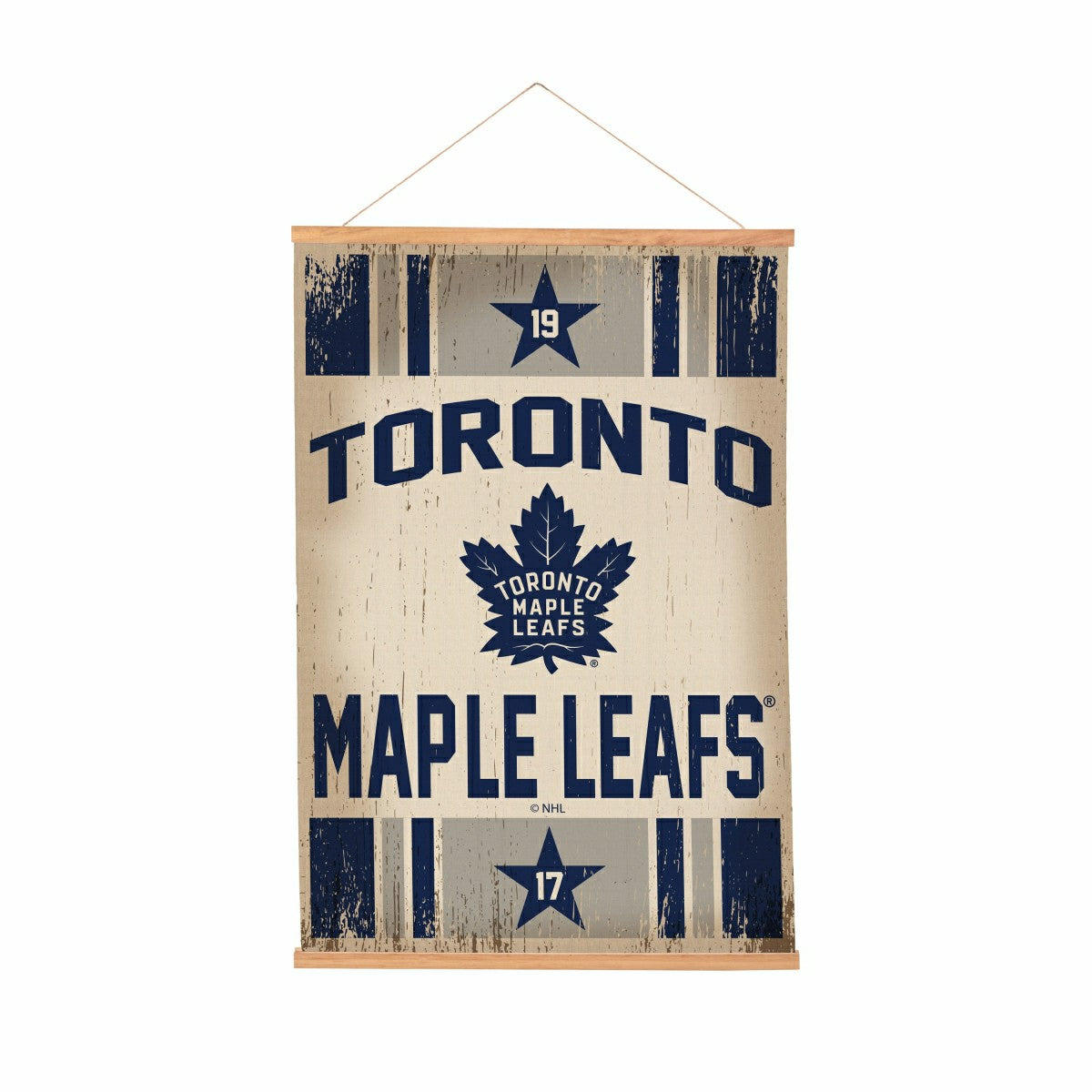 Toronto Maple Leafs, Canvas Wall Tapestry, Medium, 36x24 - NHL Home
