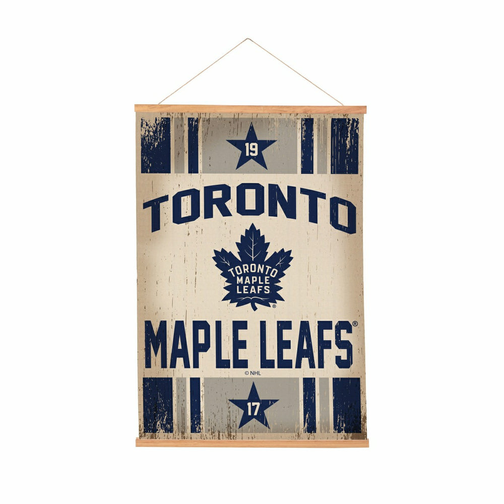 Toronto Maple Leafs, Canvas Wall Tapestry, Medium, 36x24 - NHL Home