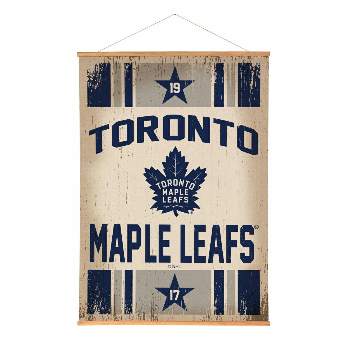 Toronto Maple Leafs, Canvas Wall Tapestry, Large, 54x36 - NHL Home