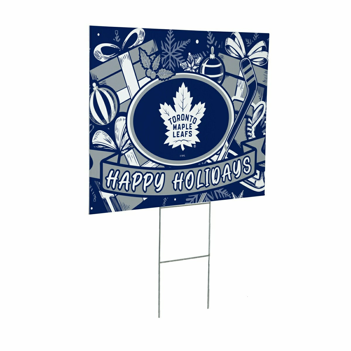Toronto Maple Leafs Yard Sign, Holiday - NHL Home