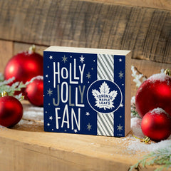 Toronto Maple Leafs Block, Holiday, 6x6 - NHL Home
