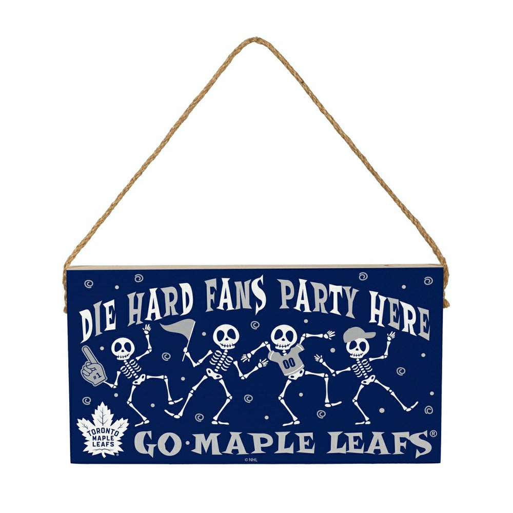 Toronto Maple Leafs Halloween Wood Wall Sign, 6x11 - NHL Home