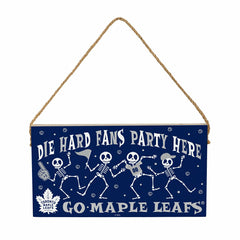 Toronto Maple Leafs Halloween Wood Wall Sign, 6x11 - NHL Home