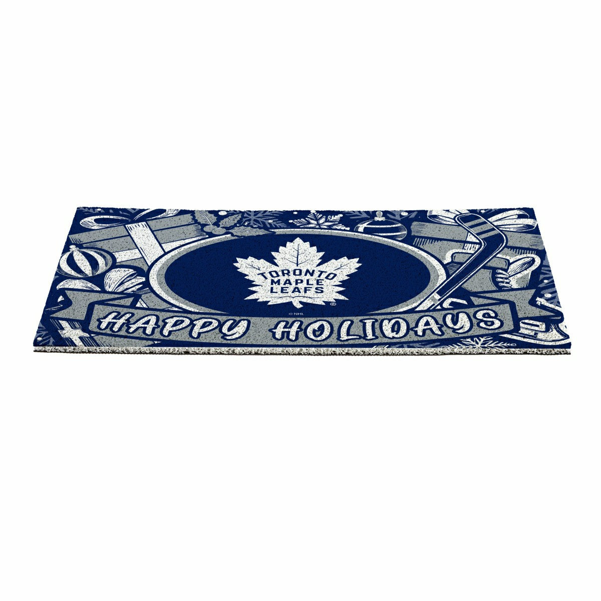 Toronto Maple Leafs Holiday PVC Mat, 28"x16" - NHL
