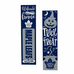 47" Double Sided Leaner, Toronto Maple Leafs, Halloween - NHL Home