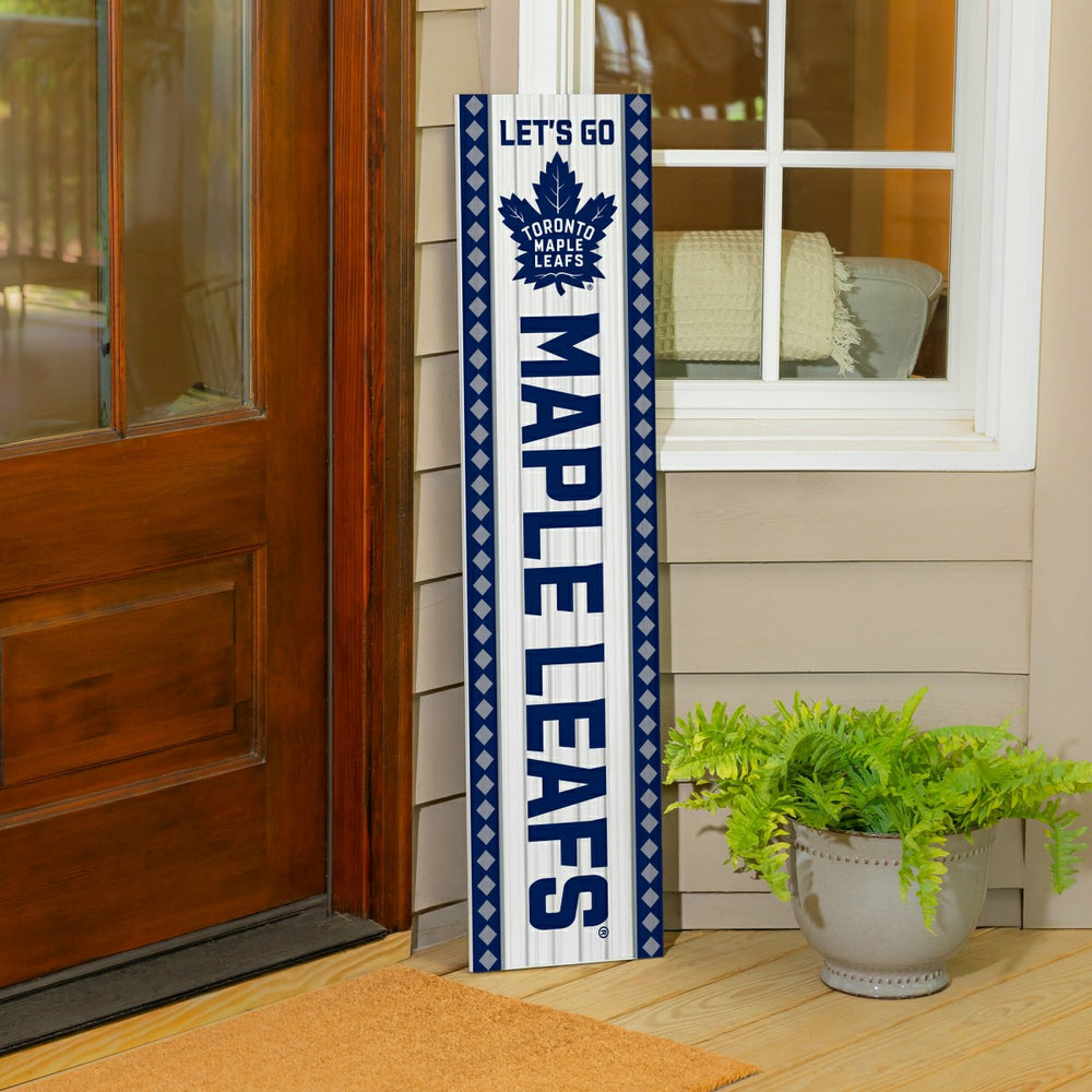 47" Double Sided Leaner, Toronto Maple Leafs, Christmas - NHL Home