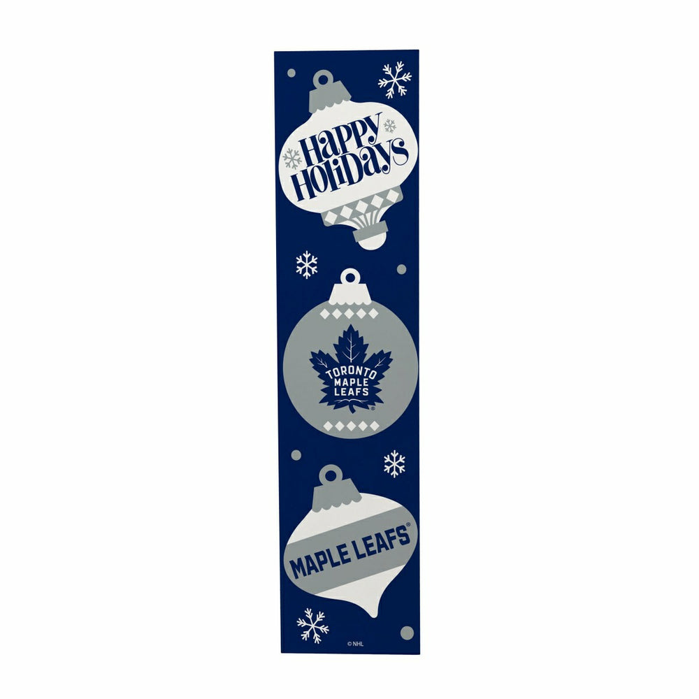 47" Double Sided Leaner, Toronto Maple Leafs, Christmas - NHL Home