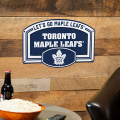 Toronto Maple Leafs USA Embossed Steel Wall Sign, 11" x 17" - NHL Home