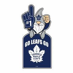 Toronto Maple Leafs Gnome Metal Sign 10"L x 30"H - NHL Home