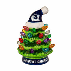 4" Mini LED Tabletop Christmas Tree, Set of 2, Vancouver Canucks - NHL Home
