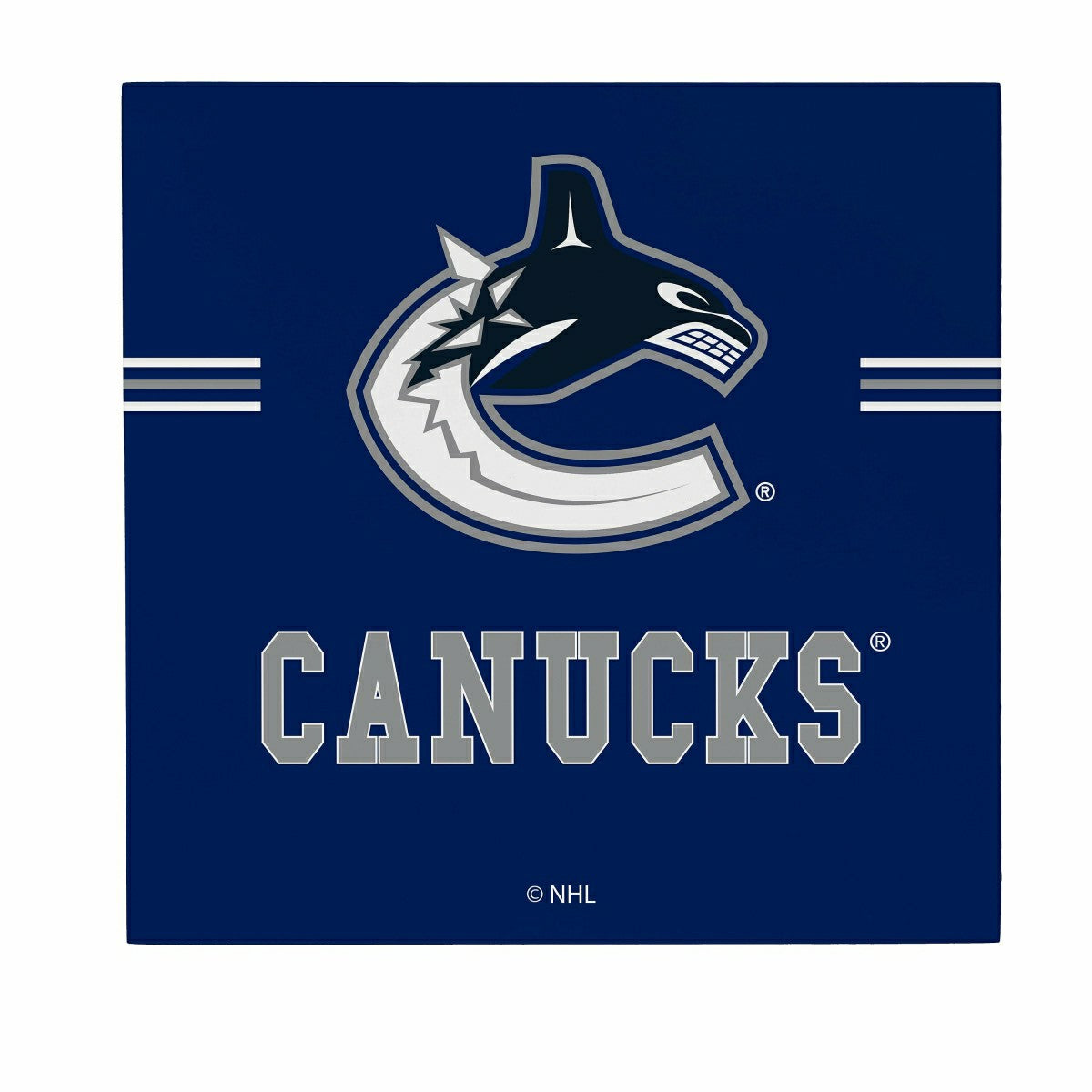 Vancouver Canucks Wood Wall Sign, 12x12 - NHL Home