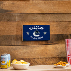 Vancouver Canucks Wood Wall Sign, 6x11 - NHL Home