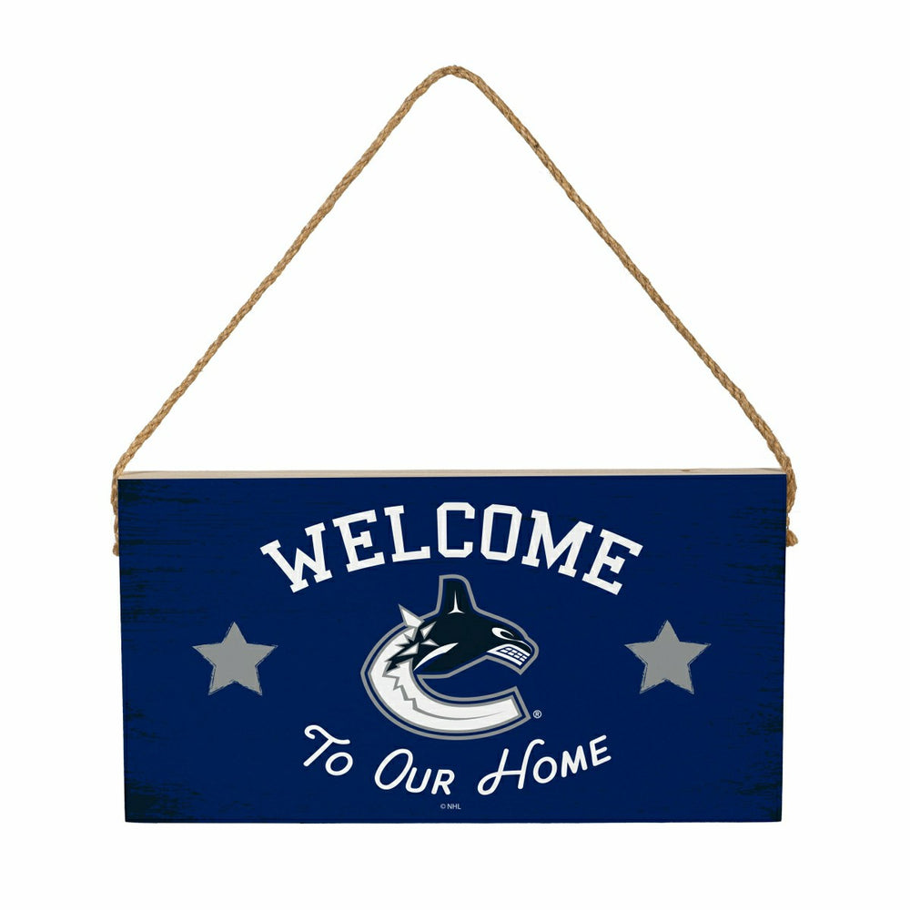 Vancouver Canucks Wood Wall Sign, 6x11 - NHL Home