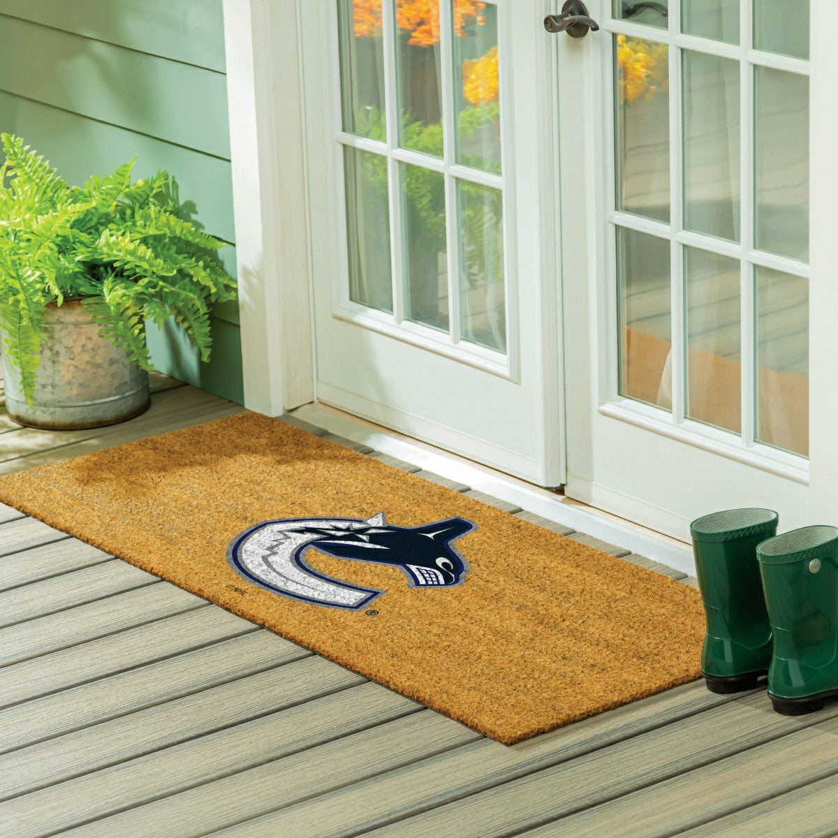 Vancouver Canucks Extra Large Full Color Coir Mat, 60"x24" - NHL