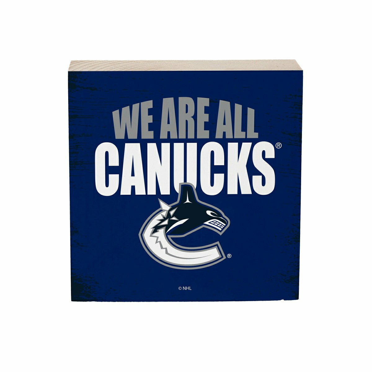 Vancouver Canucks Plock, Down Home Fans, 6x6 - NHL Home