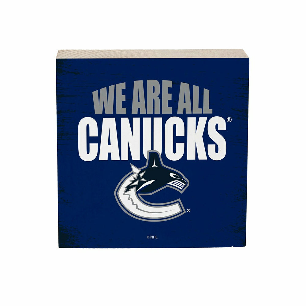 Vancouver Canucks Plock, Down Home Fans, 6x6 - NHL Home