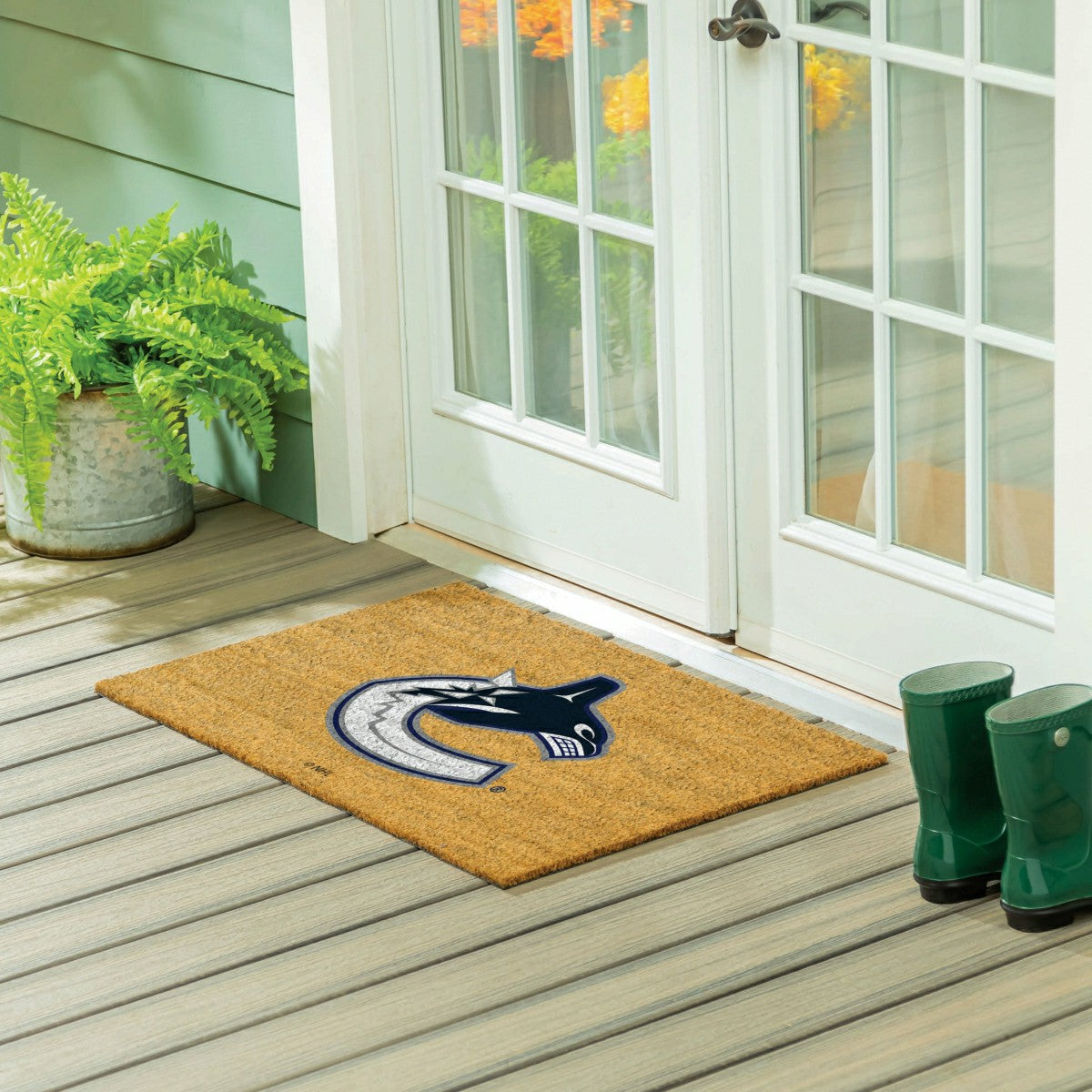 Vancouver Canucks Large Full Color Coir Mat, 36"x24" - NHL