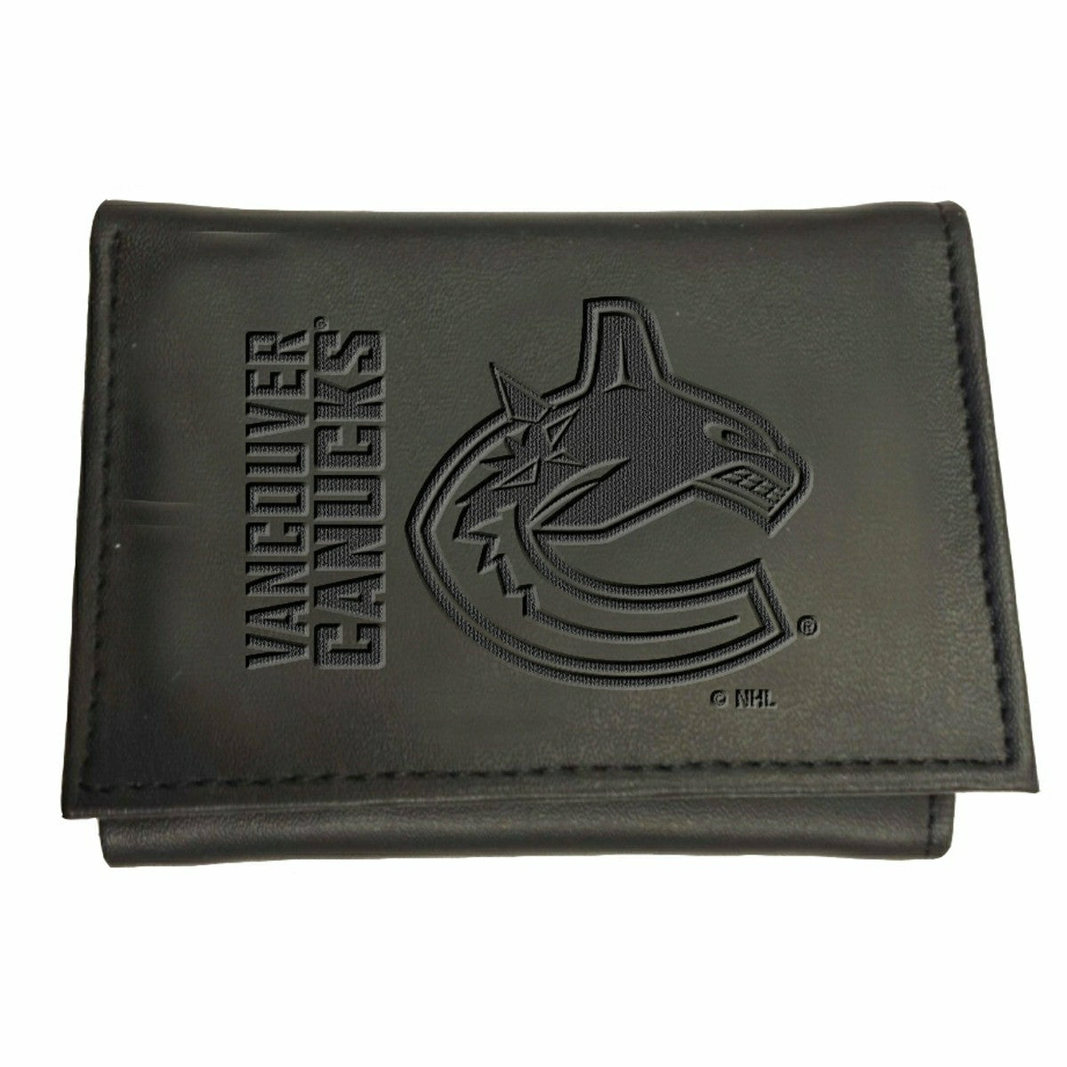 Vancouver Canucks, Tri-Fold Wallet, Black - NHL Home