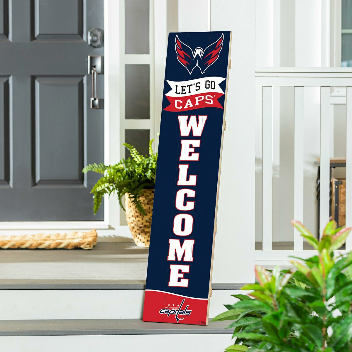 Washington Capitals Large Single Sided Leaner, 46" - NHL Home