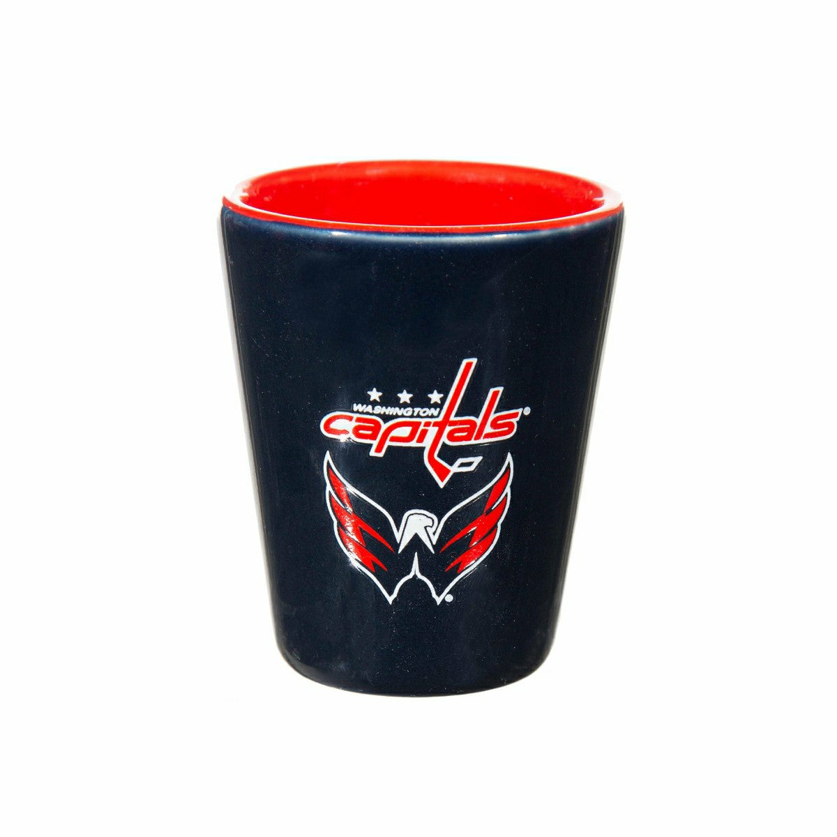 Washington Capitals 4-Piece Ceramic and Glass 2oz. Shot Glass Set - NHL Home