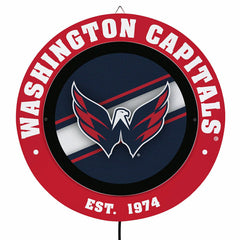 Washington Capitals, Metal Lite, Round - NHL