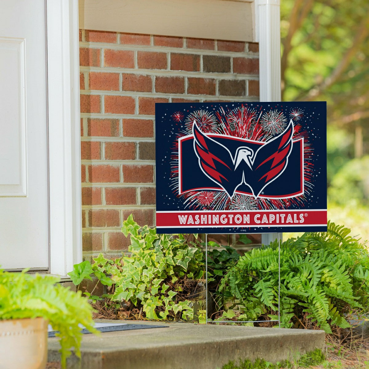 Washington Capitals Yard Sign, Patriotic - NHL Home