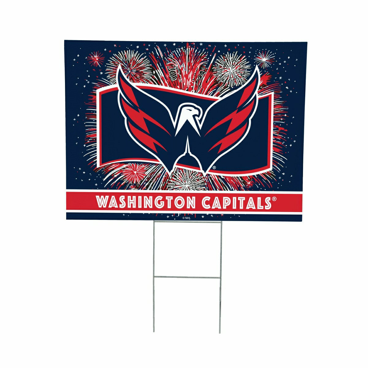 Washington Capitals Yard Sign, Patriotic - NHL Home