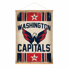 Washington Capitals, Canvas Wall Tapestry, Large, 54x36 - NHL Home