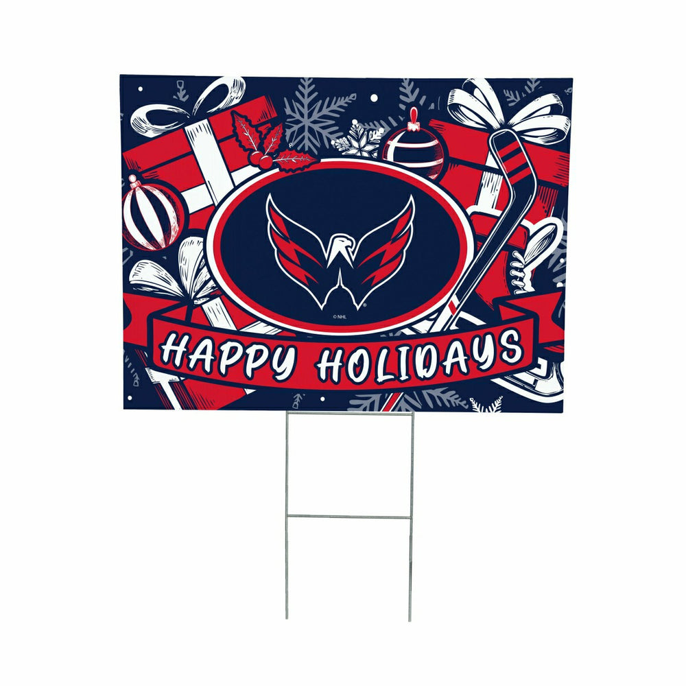 Washington Capitals Yard Sign, Holiday - NHL Home