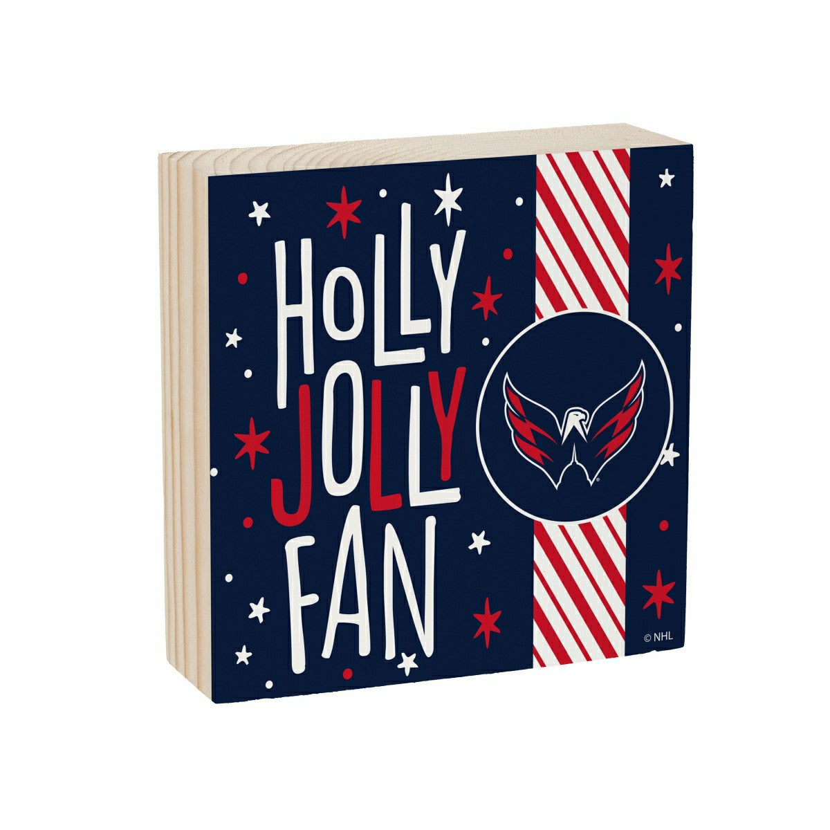 Washington Capitals Block, Holiday, 6x6 - NHL Home