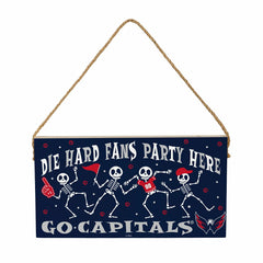 Washington Capitals Halloween Wood Wall Sign, 6x11 - NHL Home