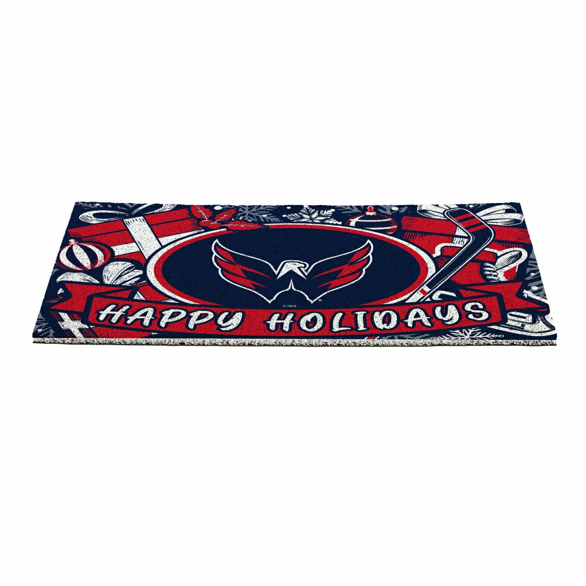 Washington Capitals Holiday PVC Mat, 28"x16" - NHL