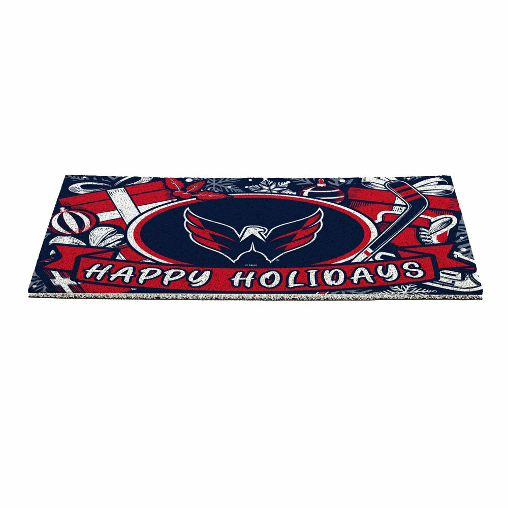 Washington Capitals Holiday PVC Mat, 28"x16" - NHL