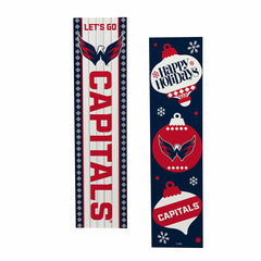 47" Double Sided Leaner, Washington Capitals, Christmas - NHL Home