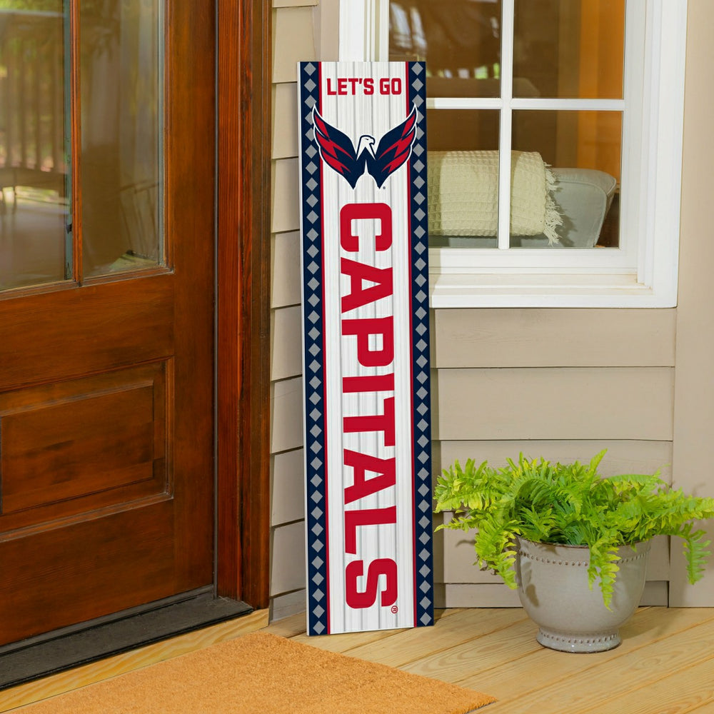 47" Double Sided Leaner, Washington Capitals, Christmas - NHL Home