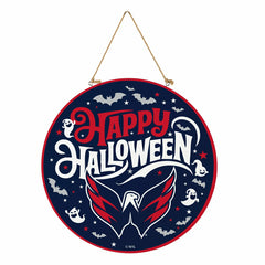Washington Capitals Halloween Round Door Décor with Hanging Rope, 18x1 - NHL Home