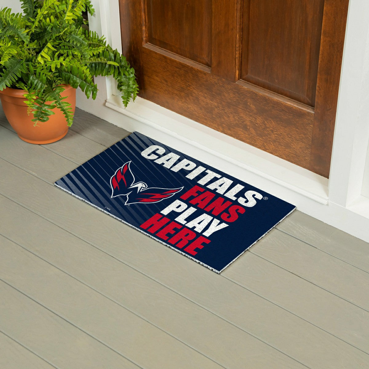 Washington Capitals Fan Mat, 28"x16" - NHL