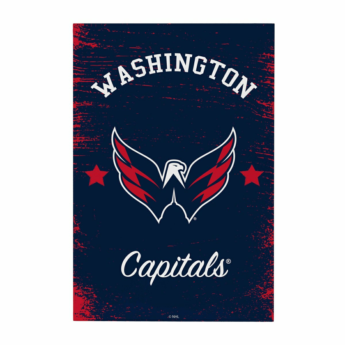 Washington Capitals Wood Wall Sign, 16x24 - NHL Home