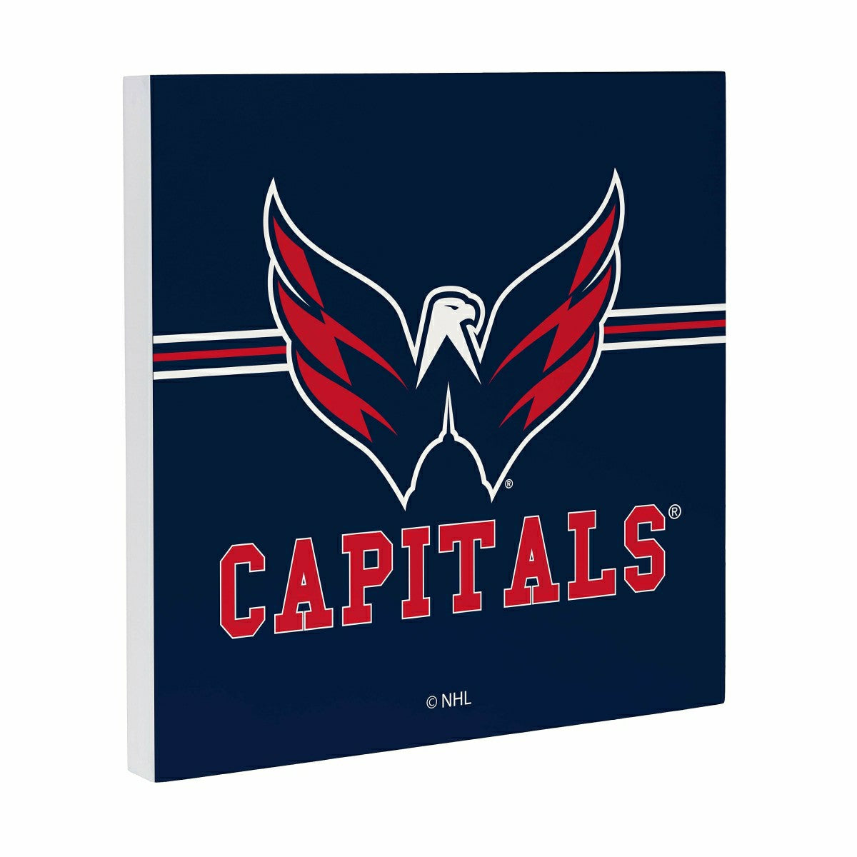 Washington Capitals Wood Wall Sign, 12x12 - NHL Home