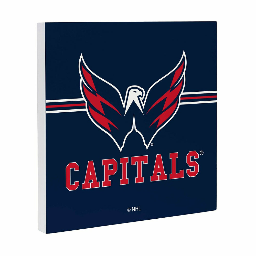 Washington Capitals Wood Wall Sign, 12x12 - NHL Home